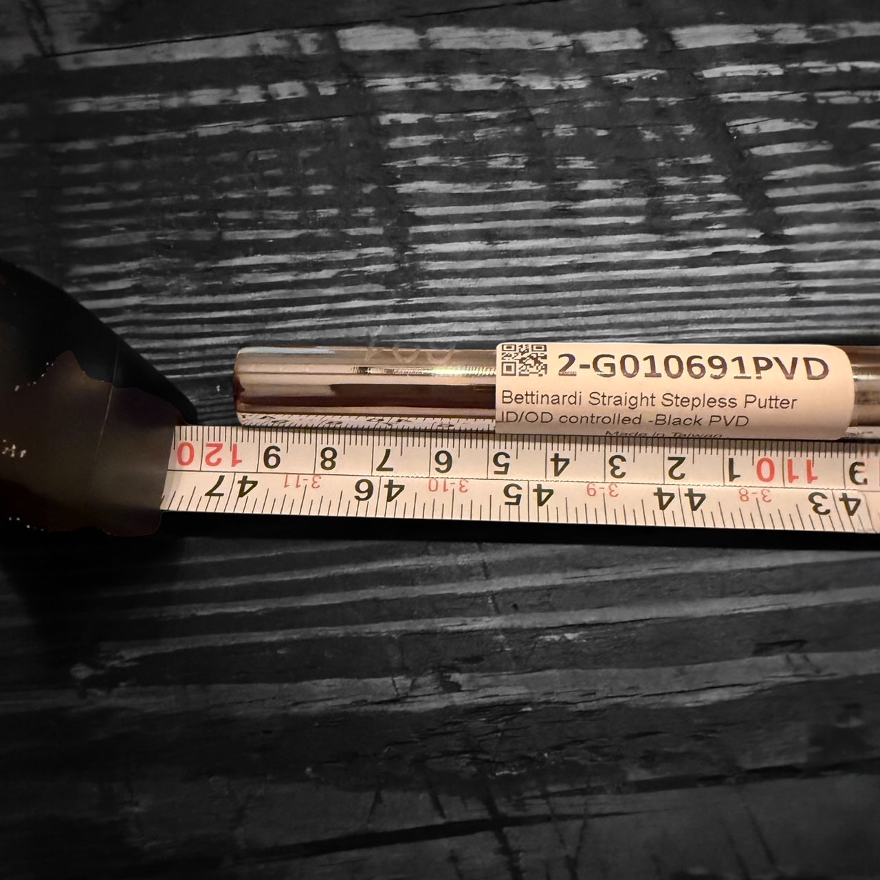 KBS (Made for Bettinardi) BLACK PVD Long Putter Shaft 47" - (.370" Tip)